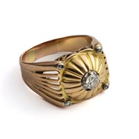 Anneau Goldside in Or rosé Diamante AN.GS0018